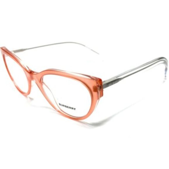 Burberry Women's Opal Pink Square Eyeglasses! - Picture 1 of 4